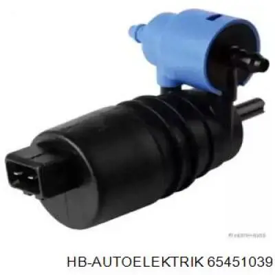Моторчик омивача переднього скла HB Autoelektrik 65451039 ціна, від 5.34 USD