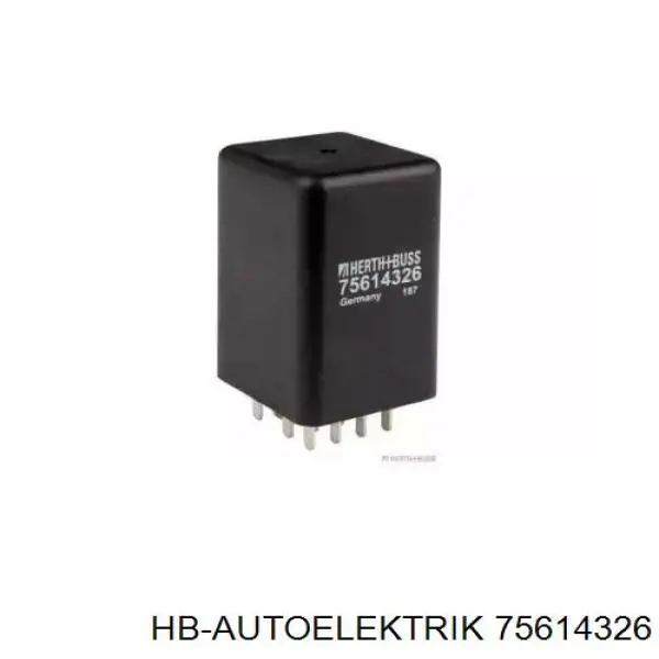 Реле управління HB Autoelektrik 75614326 ціна, від 57.18 USD