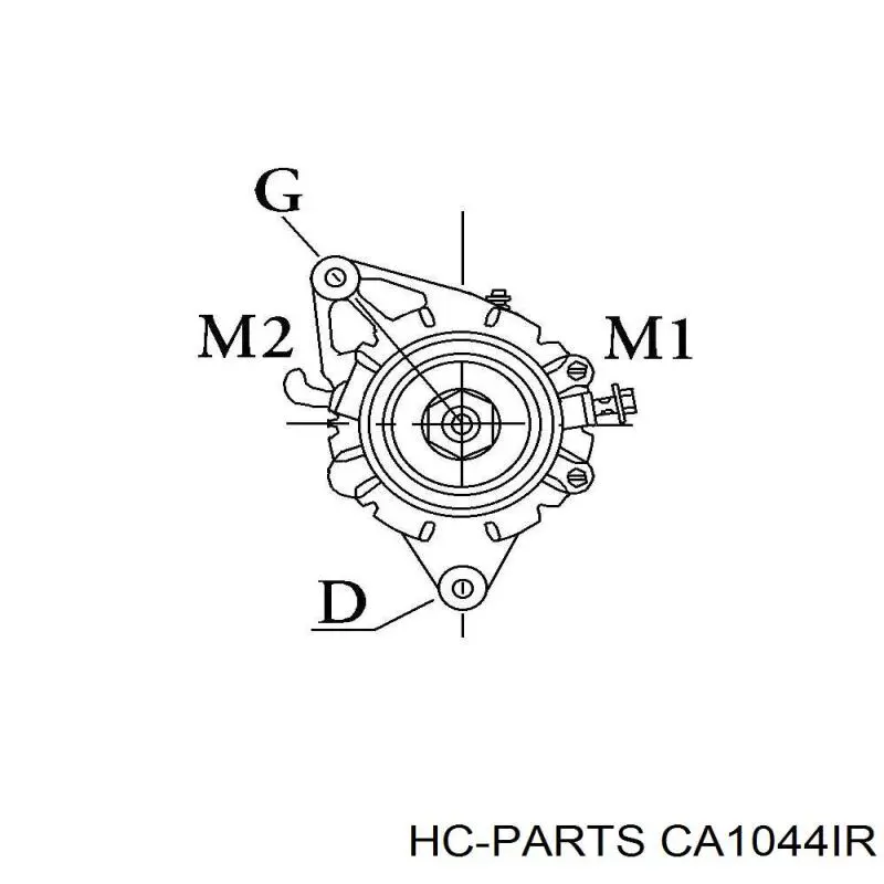 Генератор HC Parts CA1044IR ціна, від 124.09 USD