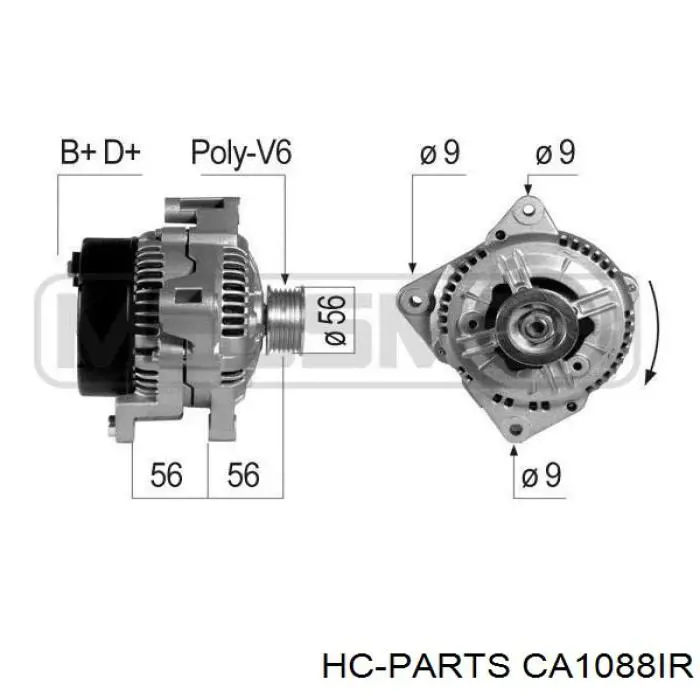 CA1088IR HC Parts генератор