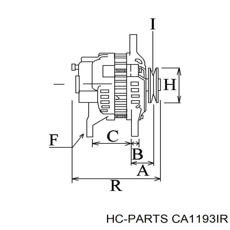 Генератор CA1193 REMA-PARTS