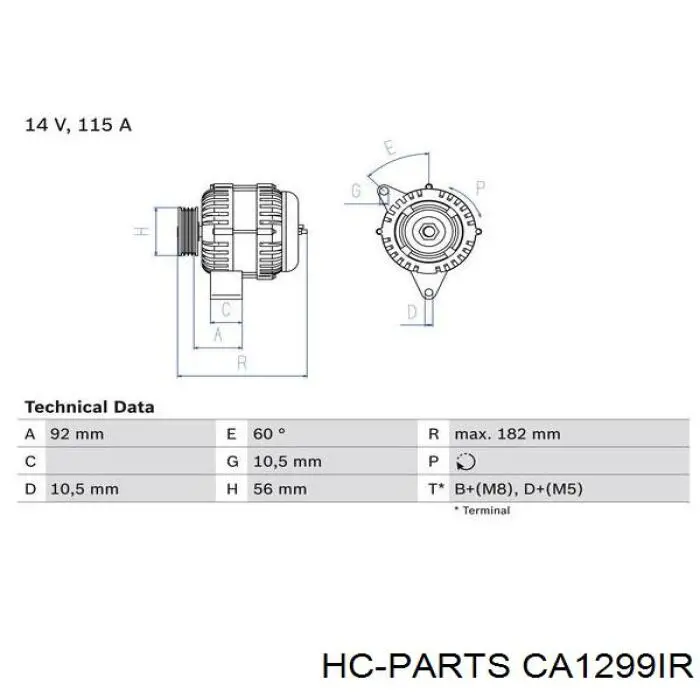 A011154080280 Mercedes Авто генератор