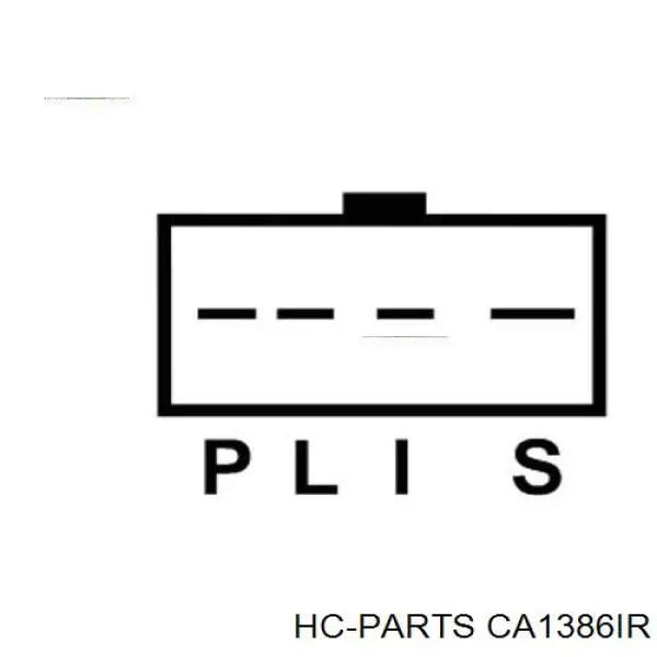 Генератор HC Parts CA1386IR ціна, від 101.80 USD