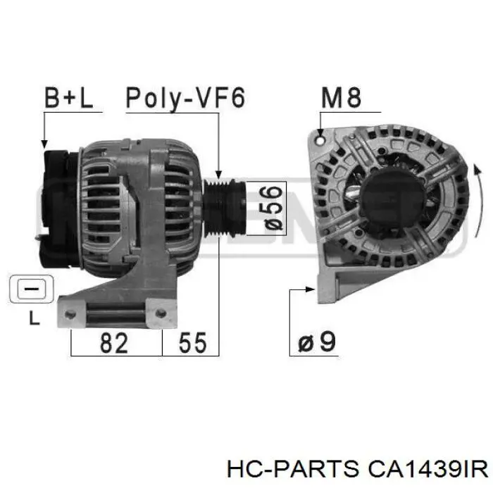 Генератор CA1439IR HC Parts