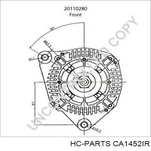 Генератор MSG Rebuilding CA1452IR ціна, від 94.93 USD