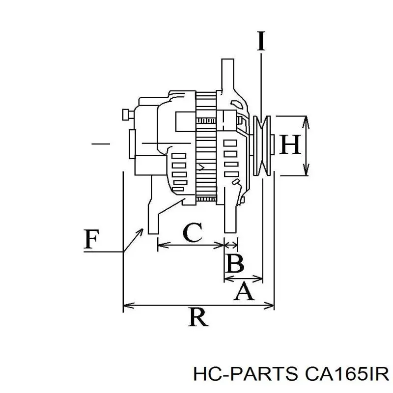 Генератор Bosch 0986034801 ціна, від 51.02 USD