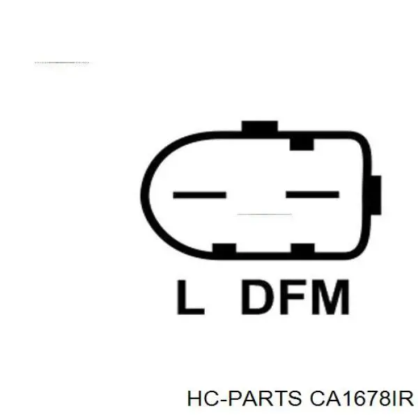 Генератор HC Parts CA1678IR ціна, від 74.52 USD