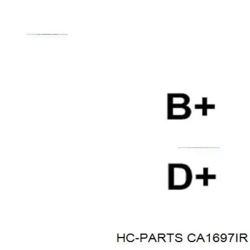 Генератор HC Parts CA1697IR ціна, від 171.11 USD