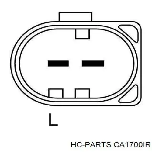 Генератор HC Parts CA1700IR ціна, від 117.03 USD