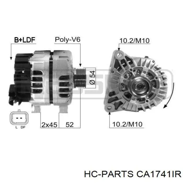 CA1741IR HC Parts генератор