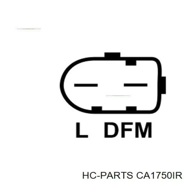 Генератор CA1750IR HC Parts