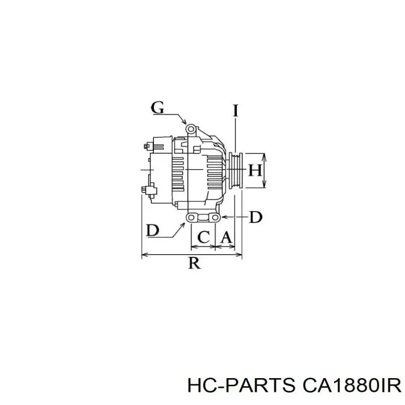 Генератор CA1880IR HC Parts