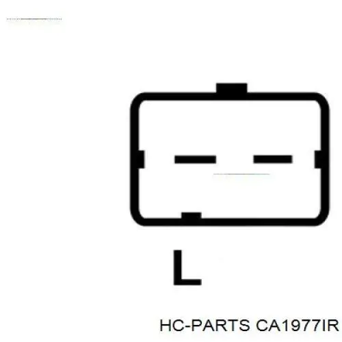 Генератор HC Parts CA1977IR ціна, від 47.81 USD