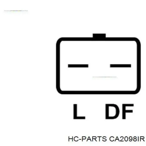 Генератор HC Parts CA2098IR ціна, від 142.80 USD