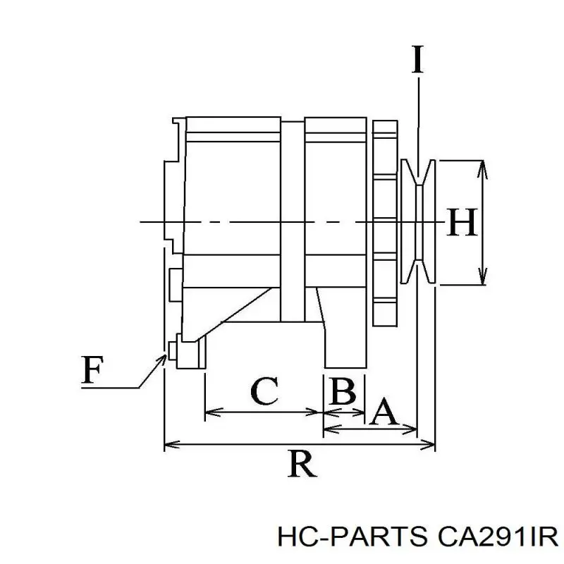 Генератор CA291IR HC Parts