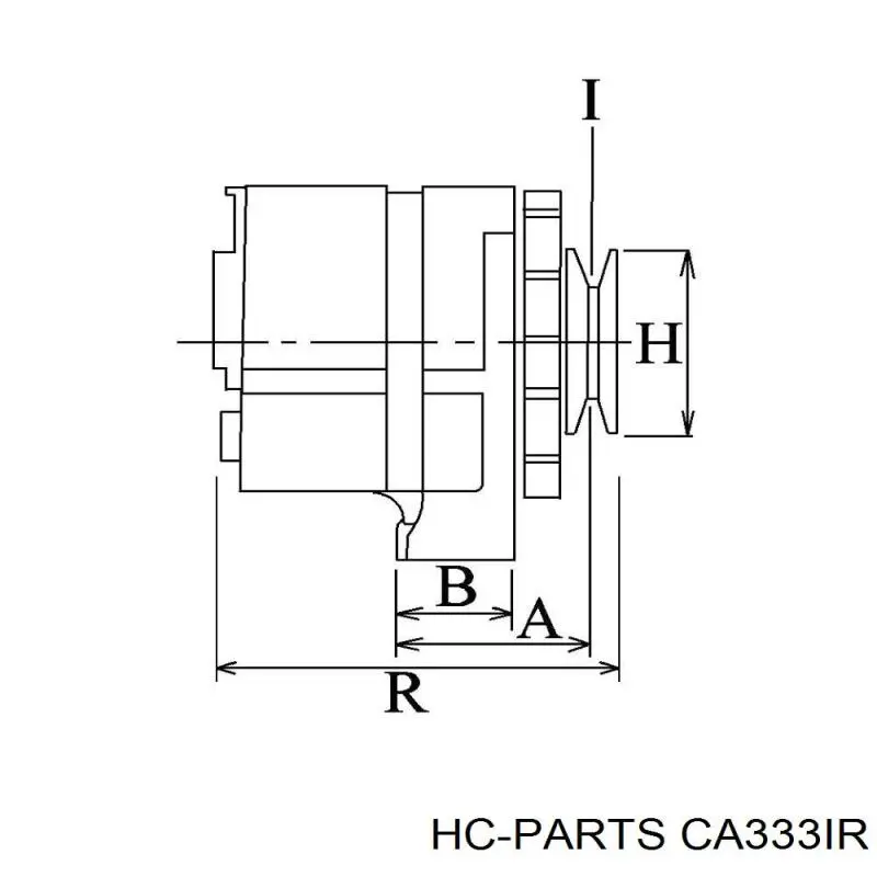 CA333IR HC Parts Авто генератор