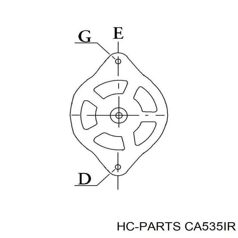 CA535IR HC Parts Авто генератор