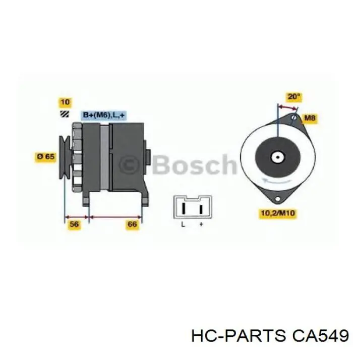 CA549 HC Parts генератор
