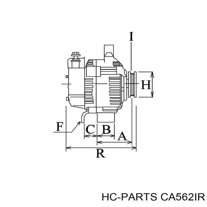 CA562IR HC Parts Авто генератор
