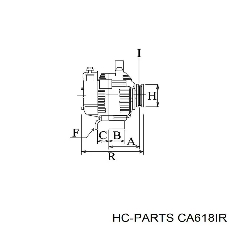 CA618IR HC Parts Авто генератор