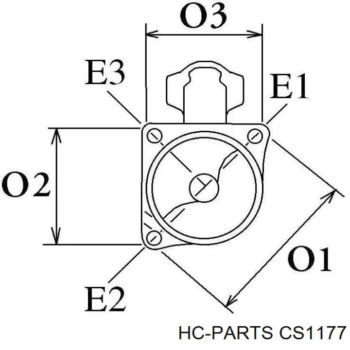 Стартер CS1177 HC Parts