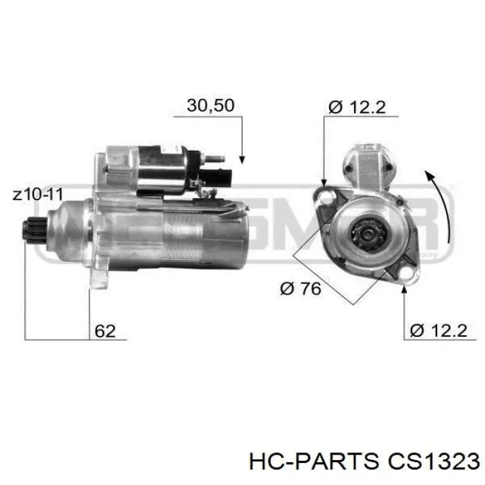 Купити CS1323 HC Parts Стартер