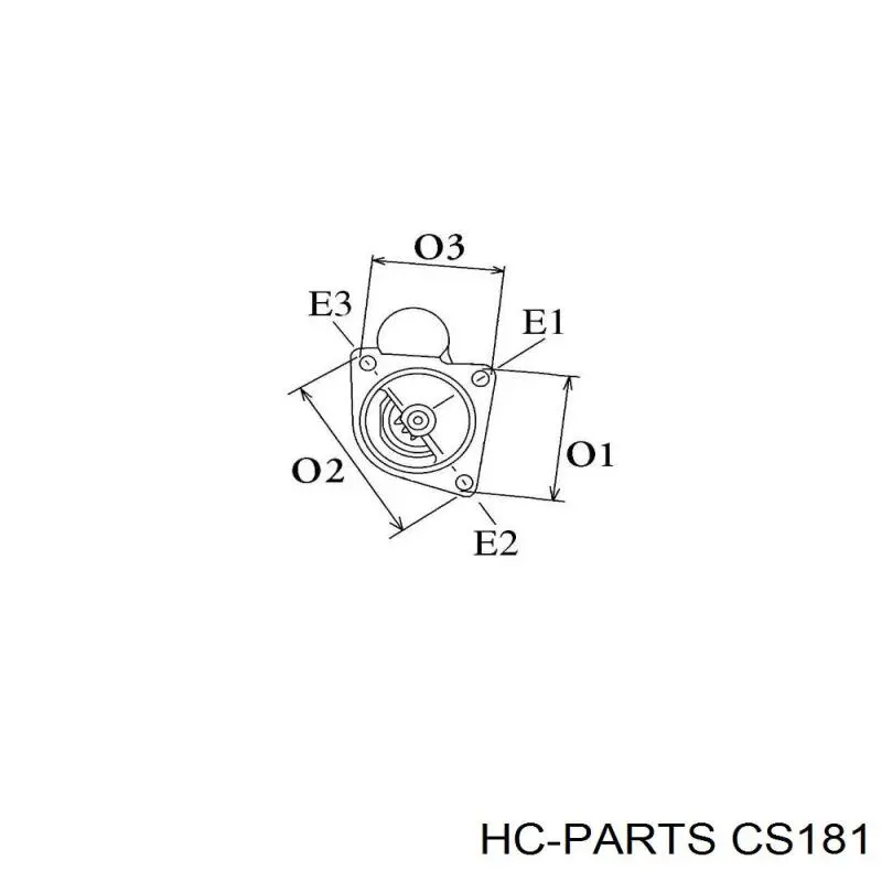 CS181 HC Parts стартер
