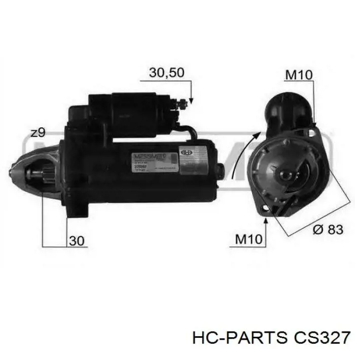 Купити CS327 HC Parts Стартер
