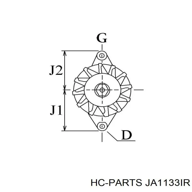 Генератор MD192134 Mitsubishi