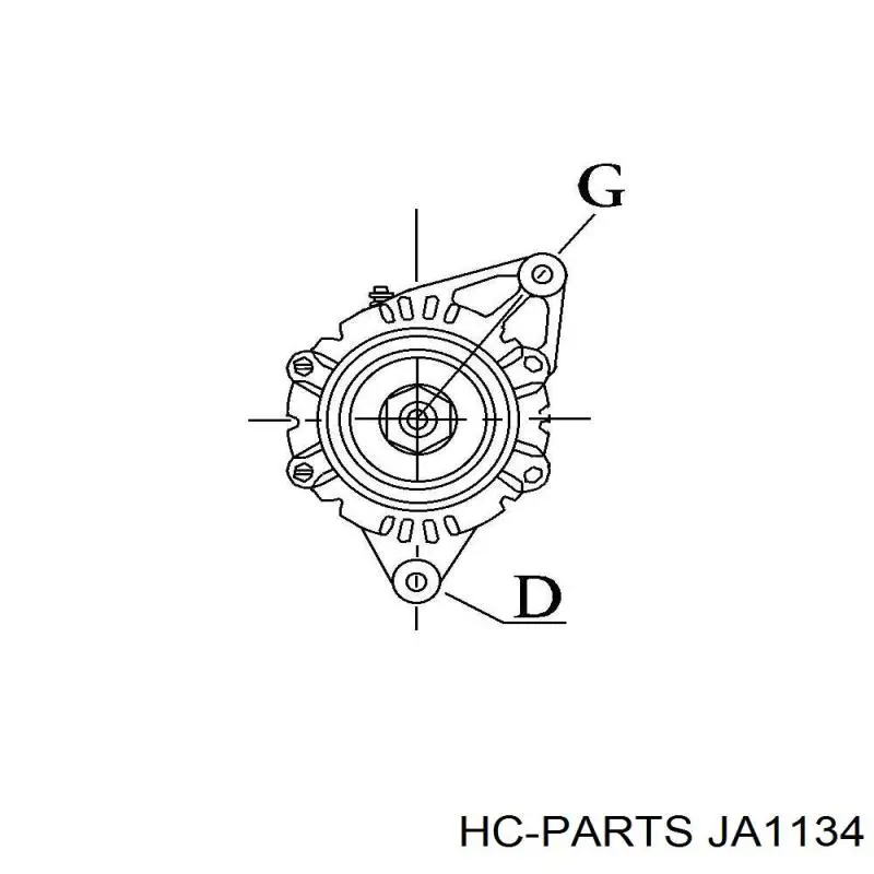 JA1134 HC Parts генератор