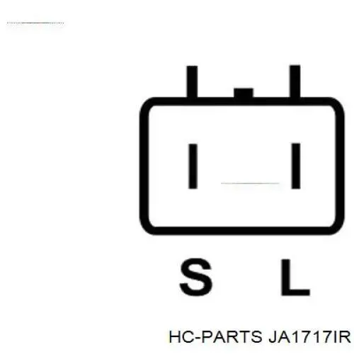 JA1717IR HC Parts Авто генератор