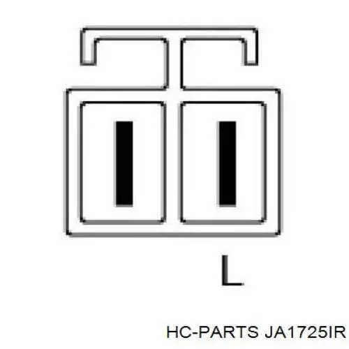 JA1725IR HC Parts генератор