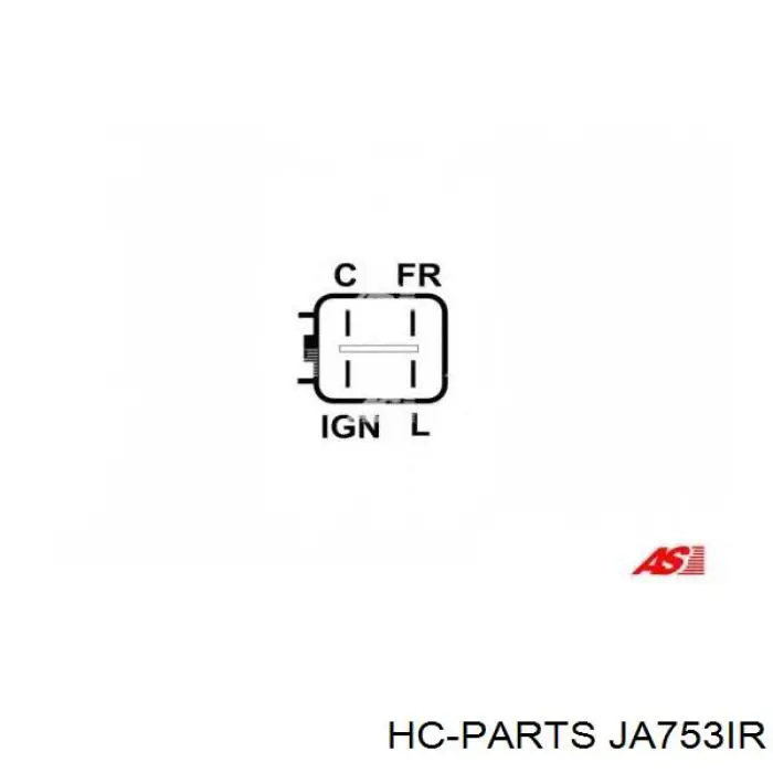 JA753IR HC Parts генератор