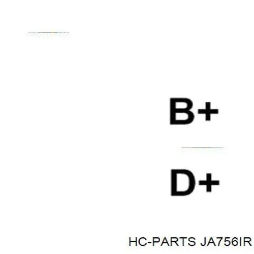 Генератор JA756IR HC Parts