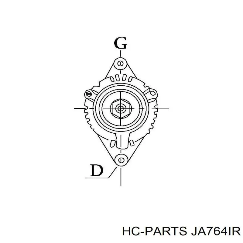 JA764IR HC Parts генератор