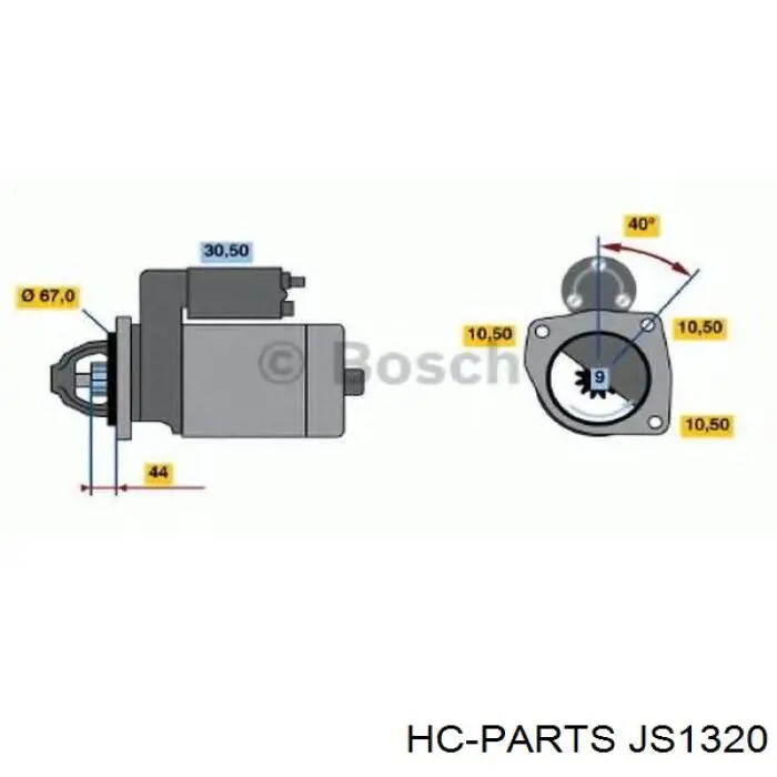 Купити JS1320 HC Parts Стартер
