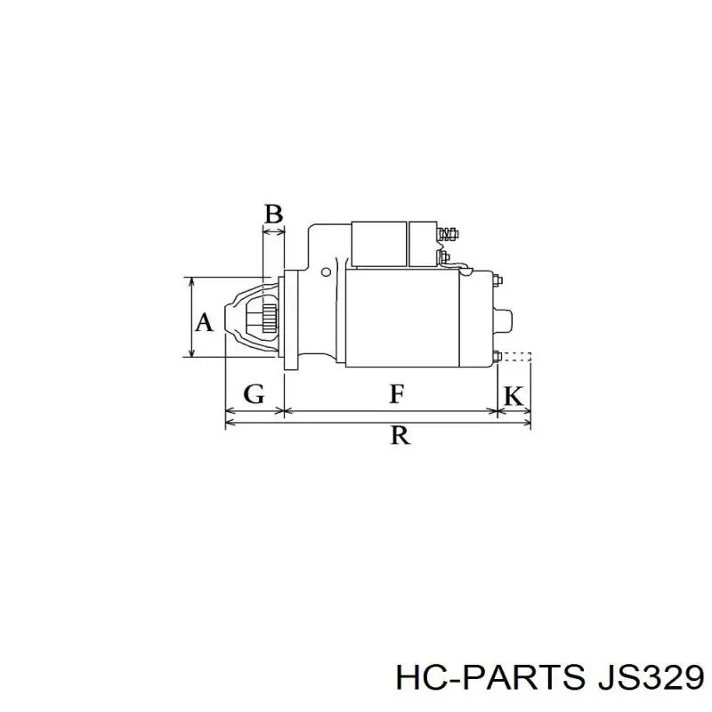 Купити JS329 HC Parts Стартер