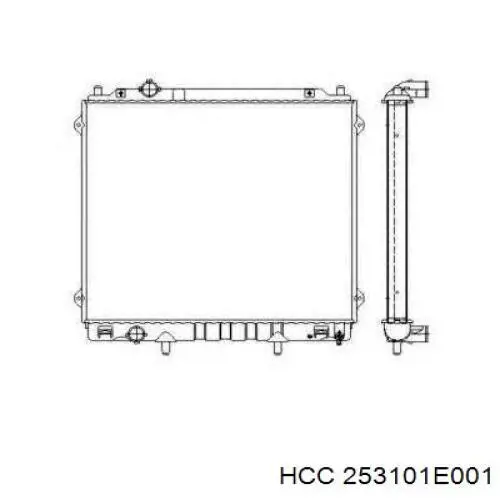 Радіатор основний Koyorad FP32A1428KY ціна, від 72.91 USD