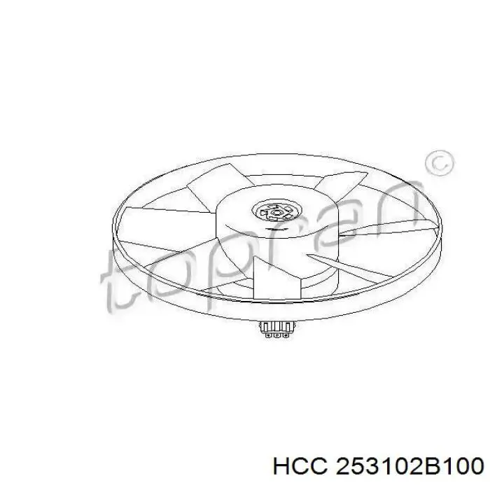 Радіатор 253102B100 HCC