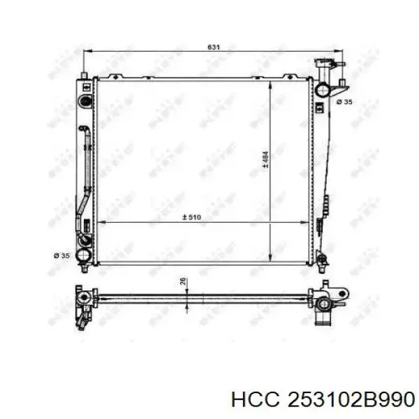Купити 253102B990 HCC 
