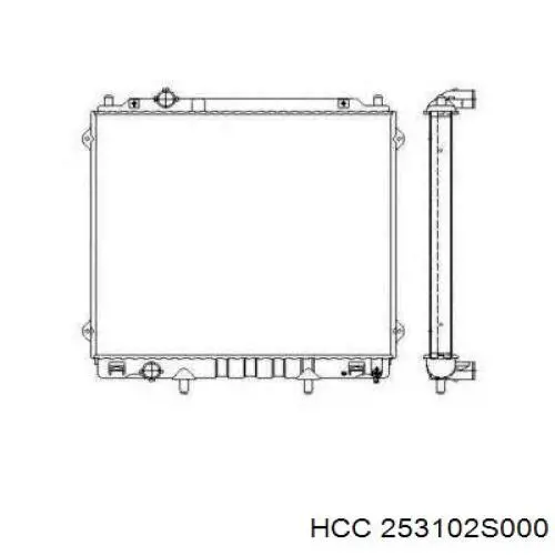 Радіатор основний Koyorad PL812557 ціна, від 72.49 USD