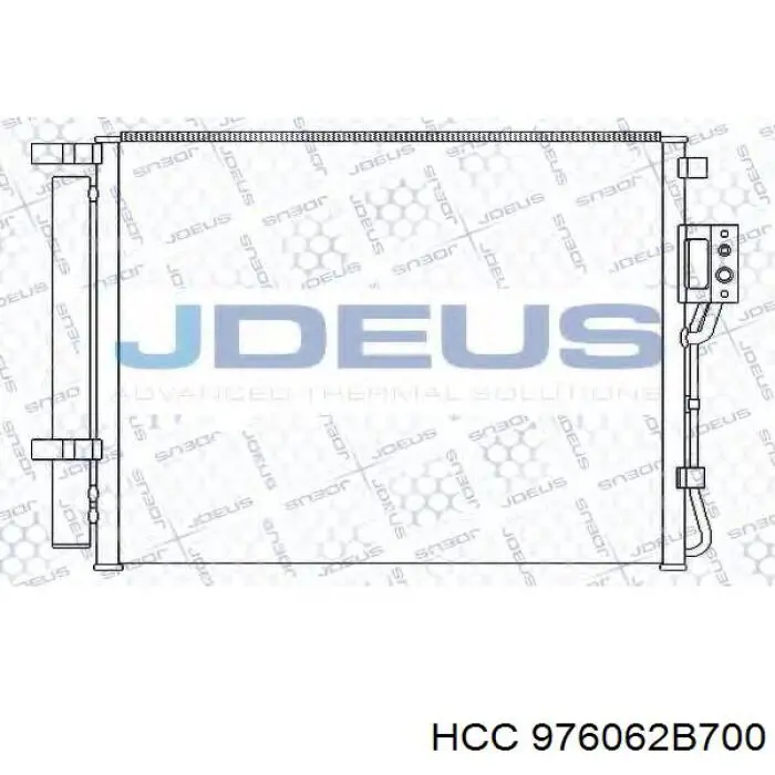 Конденсатор кондиціонера Hyundai/Kia 976062B750 ціна, від 81.53 USD