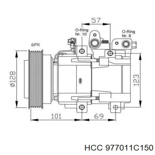 977011C150 HCC Компресор холодоагенту