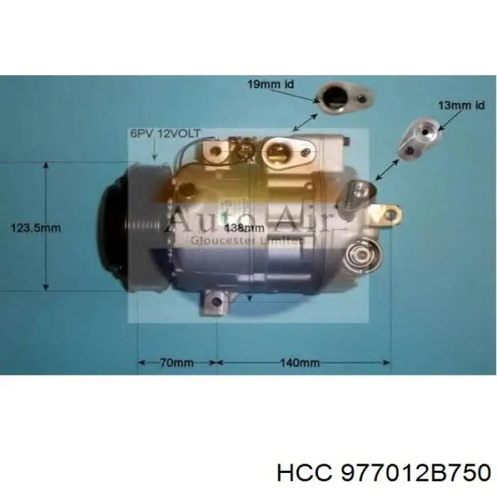 Купити 977012B700 HCC Компресор кліматичної установки