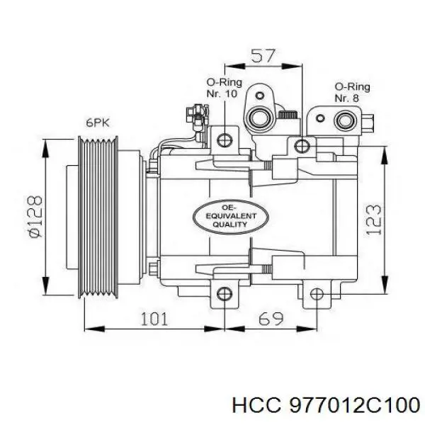 977012C100 HCC Компресор холодоагенту
