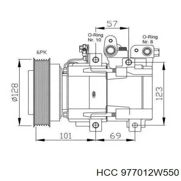 Насос кондиціонера NRF 32984