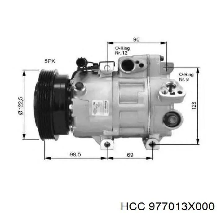 977013X000 HCC Компресор холодоагенту