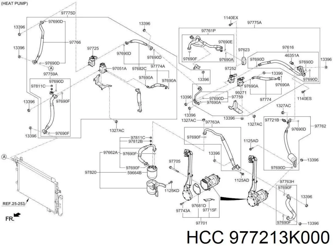 Датчик абсолютного тиску кондиціонера Hyundai Matrix (FC) (Хендай Матрікс)