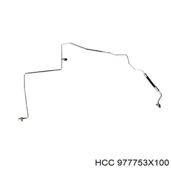 Шланг кондиціонера, від випарника до компресора HCC 977753X100 ціна, від 63.33 USD
