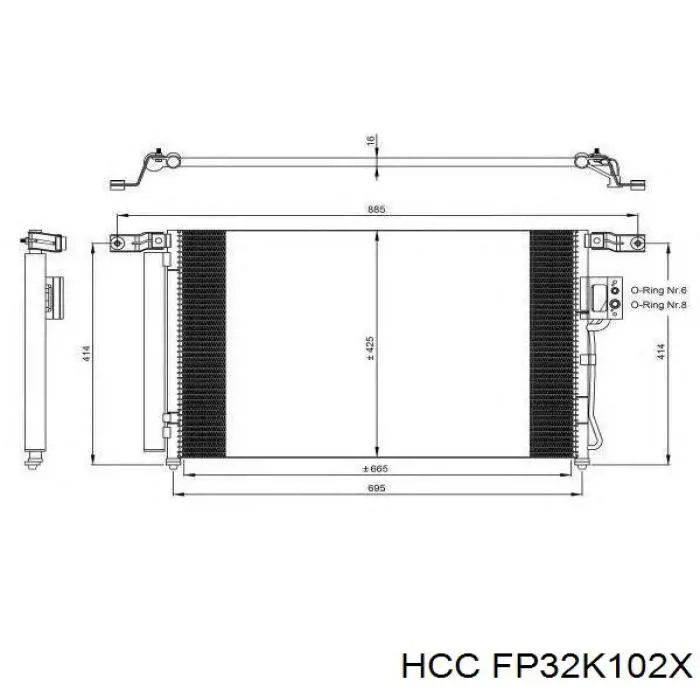 Конденсатор кондиціонера Parts-Mall PXNCA130 ціна, від 109.20 USD